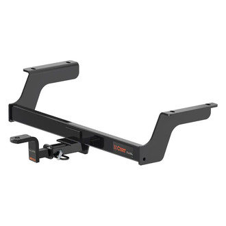 CURT® - Class 2 Square Concealed Trailer Hitch with 1-1/4" Receiver Opening (With Standard Ball Mount Insert, 3500/350 Weight Capacity)