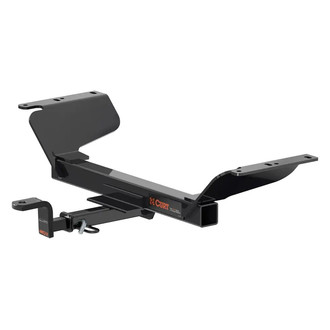 CURT® - Class 2 Square Concealed Trailer Hitch with 1-1/4" Receiver Opening (With Standard Ball Mount Insert, 3500/300 Weight Capacity)