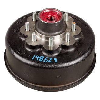 CURT® - RV Brake Drum Hub Assembly for 8,000-lb. Axle - 8 on 6.5", 9/16" Stud