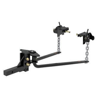 CURT® - Round Bar Weight Distribution Hitch for 2" Receivers (800 lbs TW / 8000 lbs GTW)