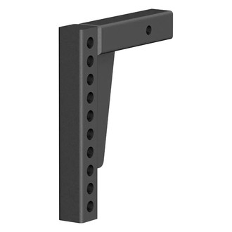 CURT® - 12-1/4" Drop Adjustable Hitch Bar for 2" Receivers (7" Length, 10-1/4" Rise)