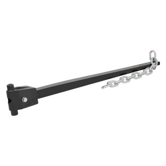 CURT® - Short Replacement Weight Distribution Trunnion Spring Bar with Pre-Assembled Chain (1000 lbs TW)