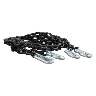 CURT® - Safety Chain Assembly Powder Coated with Safety Latch Hooks