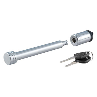 CURT® - F-379 5/8" Chrome Hitch Lock for 3" Receivers with 5/8" Sleeve