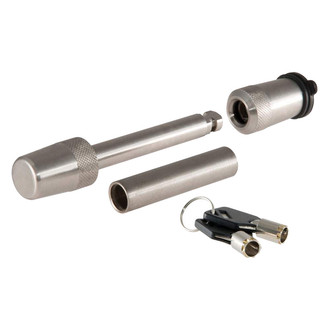 CURT® - F-379 1/2 Stainless Steel Hitch Lock for 1-1/4 and 2" Receivers with 5/8 Sleeve