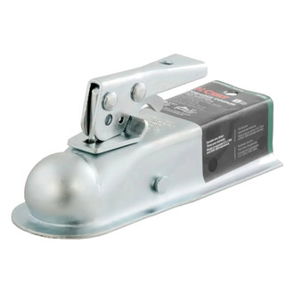 CURT® - Posi-Lock Straight Tongue Zinc Trailer Coupler