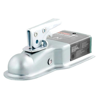 CURT® - Class 1 Zinc Posi-Lock Trailer Coupler with 3" Channel for 1-7/8" Balls (2000 lbs GTW / 200 lbs TW)