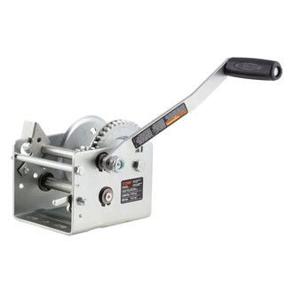 CURT® - 2,000 lbs Hand-Crank 2-Speed Winch