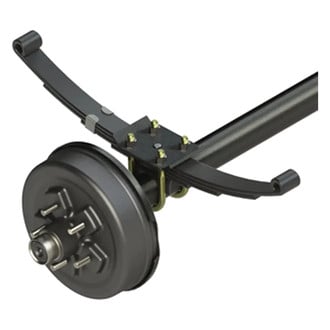 CURT® - RV Brake Hub Assembly - 8 on 6.5"; 5/8" Stud; 8,000 lbs. (Oil)