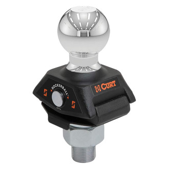 CURT® - 2" RockerBall Cushion Chrome Trailer Hitch Ball