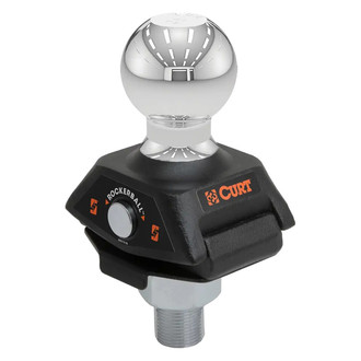 CURT® - 2-5/16" RockerBall Cushion Chrome Trailer Hitch Ball