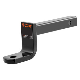 CURT® - Class 1 3-1/4" Drop / 2-5/8" Rise Black Powder Coat Ball Mount for 1-1/4" Receivers