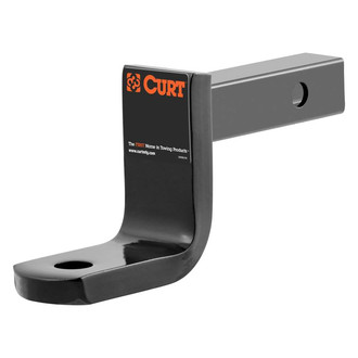 CURT® - Class 1 3-1/4" Drop / 2-5/8" Rise Black Powder Coat Ball Mount for 1-1/4" Receivers