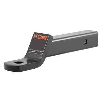 CURT® - Class 3 2" Drop / 3/4" Rise Black Powder Coat Ball Mount for 2" Receivers