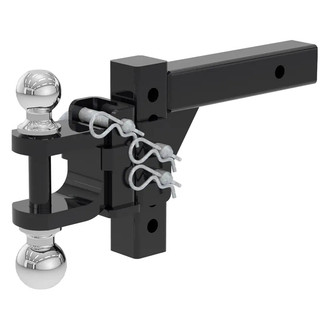CURT® - Class 5 Adjustable Multi-Purpose Ball Mount with Pins and Clips for 2" Receivers