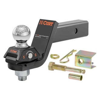 CURT® - Class 3 RockerBall Cushion Ball Mount for 2" Receivers