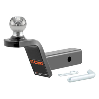 CURT® - Class 3 Fusion No Drop / 2" Rise Ball Mount for 2" Receivers