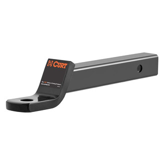 CURT® - Class 3 2" Drop / 3/4" Rise Black Powder Coat Ball Mount for 2" Receivers