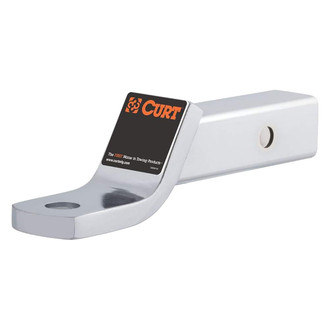 CURT® - Class 3 2" Drop / 3/4" Rise Chrome Plated Ball Mount for 2" Receivers