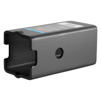 CURT® - Gloss Black Powder Coated Receiver Tube Adapter Sleeve