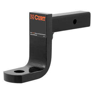 CURT® - Class 4 / 5 HD 6" Drop / 5" Rise Black Powder Coat Ball Mount for 2" Receivers