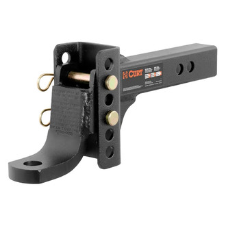 CURT® - Class 3 Adjustable Dual-Length 6-3/4" Drop / 5-1/4" Rise Ball Mount for 2" Receivers