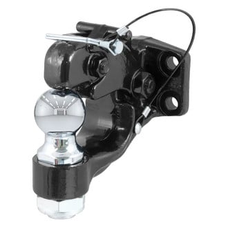 CURT® - Combination Pintle Hook with 2" Ball (10000 lbs Capacity)