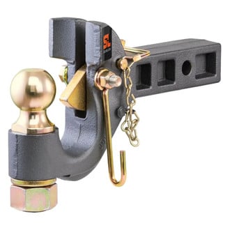 CURT® - SecureLatch™ Receiver-Mount Ball & Pintle Hitch