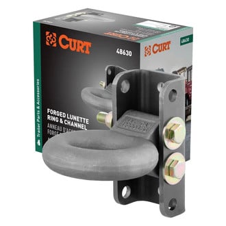 CURT® - 3" Forged Adjustable Lunette Eye with Position Channel