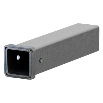 CURT® - 18" Raw Receiver Tube with 1/2" Collar (For 3" Inserts)