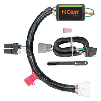 CURT® - T-Connector (Replacement 4-Flat, Circuit Protected and Powered)