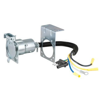 CURT® - 4-Way Flat to Round Adapter