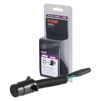 CURT® - 4-Way Round to 4-Way Flat Adapter