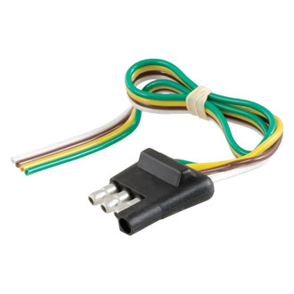 CURT® - 4-Way Flat Connector Plug