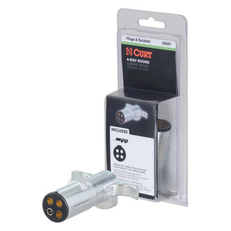 CURT® - 4-Way Round Connector