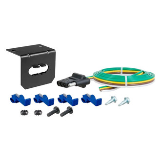 CURT® - 4-Way Flat Connector Socket Kit