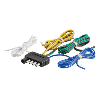 CURT® - 48" 5-Way Flat Trailer End Connector Plug