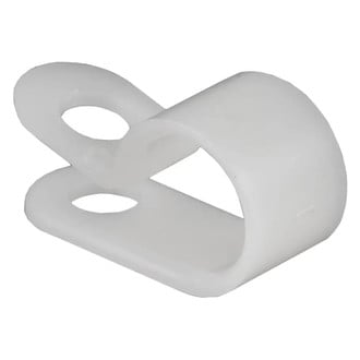 CURT® - 3/8" White Nylon Loom Clamp