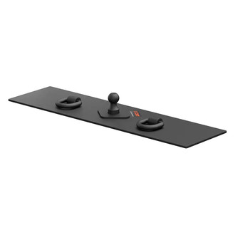 CURT® - Gooseneck Plate with Ball and D-Rings