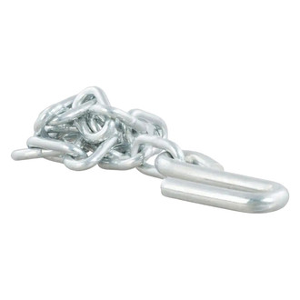 CURT® - 30 Grade Safety Chain Assembly with S-Hook (1/4"x23" Chain, 5000 lbs Minimum Break Force)