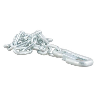 CURT® - 30 Grade Safety Chain Assembly with Hook (1/4"x24" Chain, 5000 lbs Minimum Break Force)