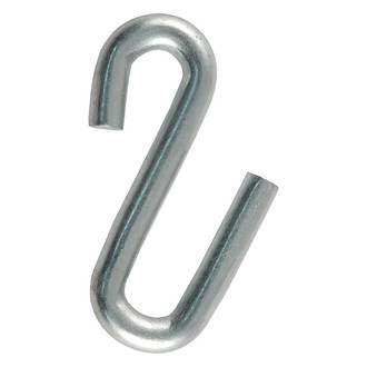 CURT® - Class 3 7/16" Zinc Coated S-Hook (5000 lbs GTW)