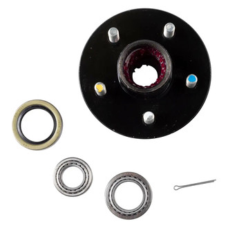 CURT® - Idler Hub, 5 on 4.5"; 5.5" Hub Flange - 2,200 lbs. (with Bearing Cone Kit)