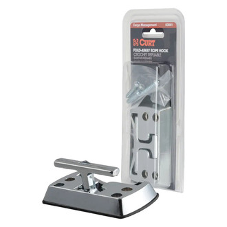 CURT® - Chrome Hide-A-Tie Rope Hook
