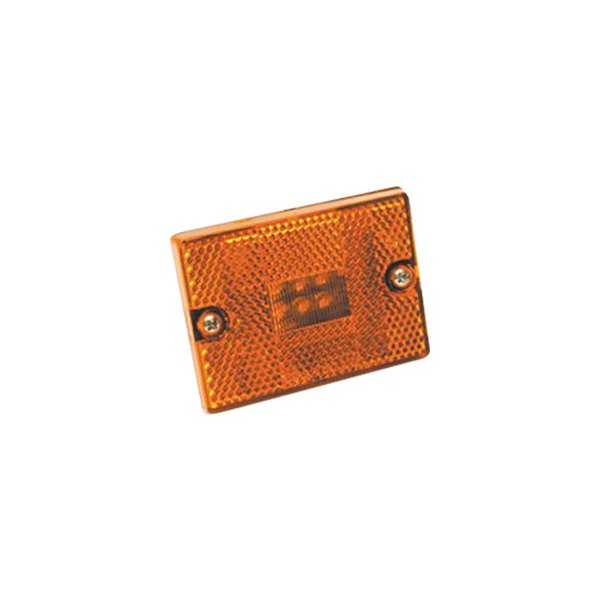 Custer Products Limited® - 3"x1" Rectangular Amber Crystal Side Marker Light