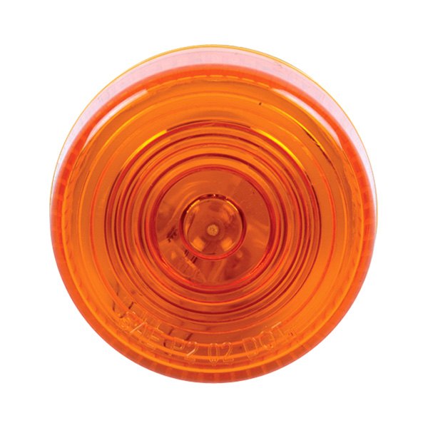 Custer Products Limited® - 2" Round Amber Crystal Side Marker Light