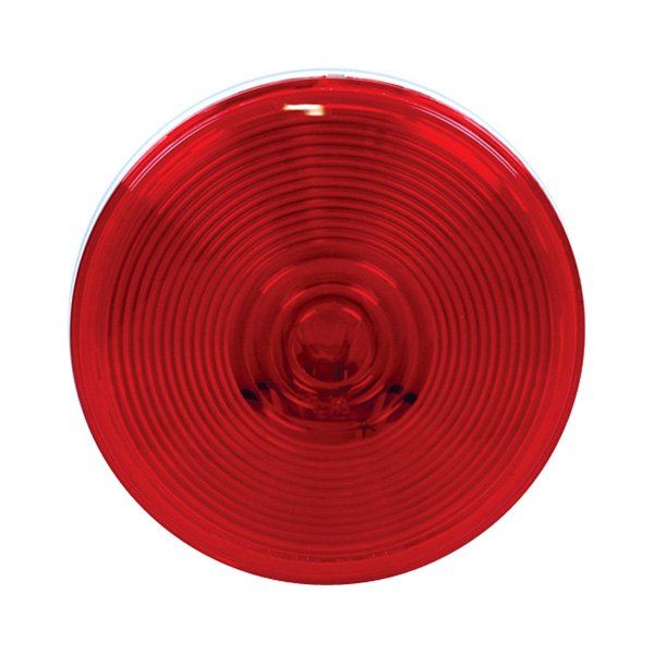 Custer Products Limited® - 4" Red Round Crystal Tail Light