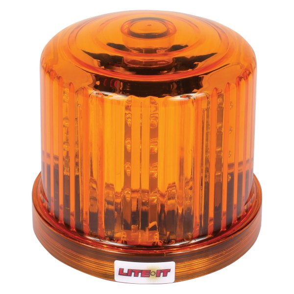 Custer Products Limited® - 4.25" Battery Operated Magnet Mount Rotating Amber LED Beacon Light