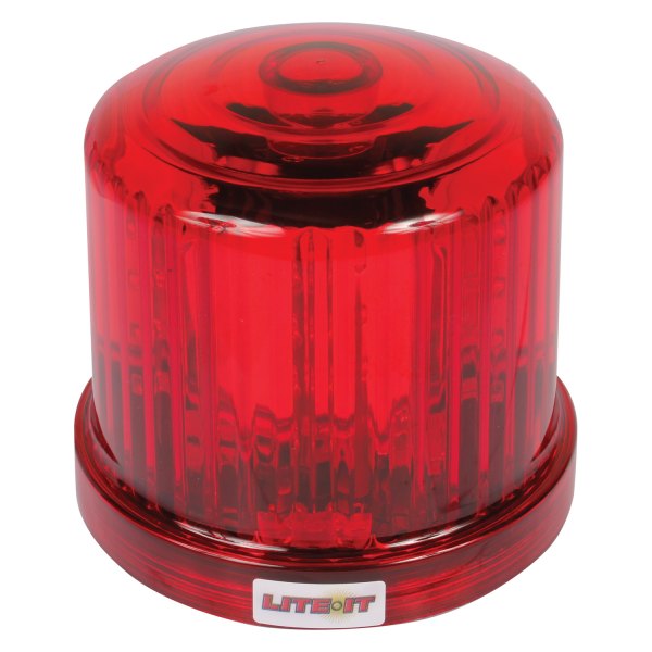 Custer Products Limited® - 4.25" Battery Operated Magnet Mount Rotating Red LED Beacon Light