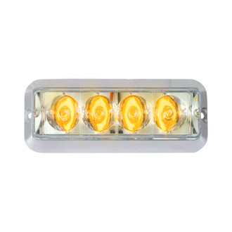 Custer Products Limited® STRL4A - High Power Bolt-On Mount Amber LED Strobe Light